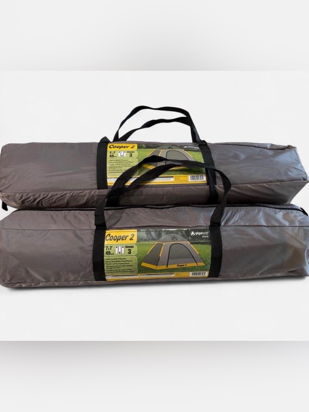 Cooper 2-Person Camping Tent - Gray